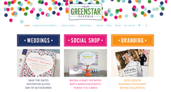 Desktop Screenshot of greenstarpaperie.com